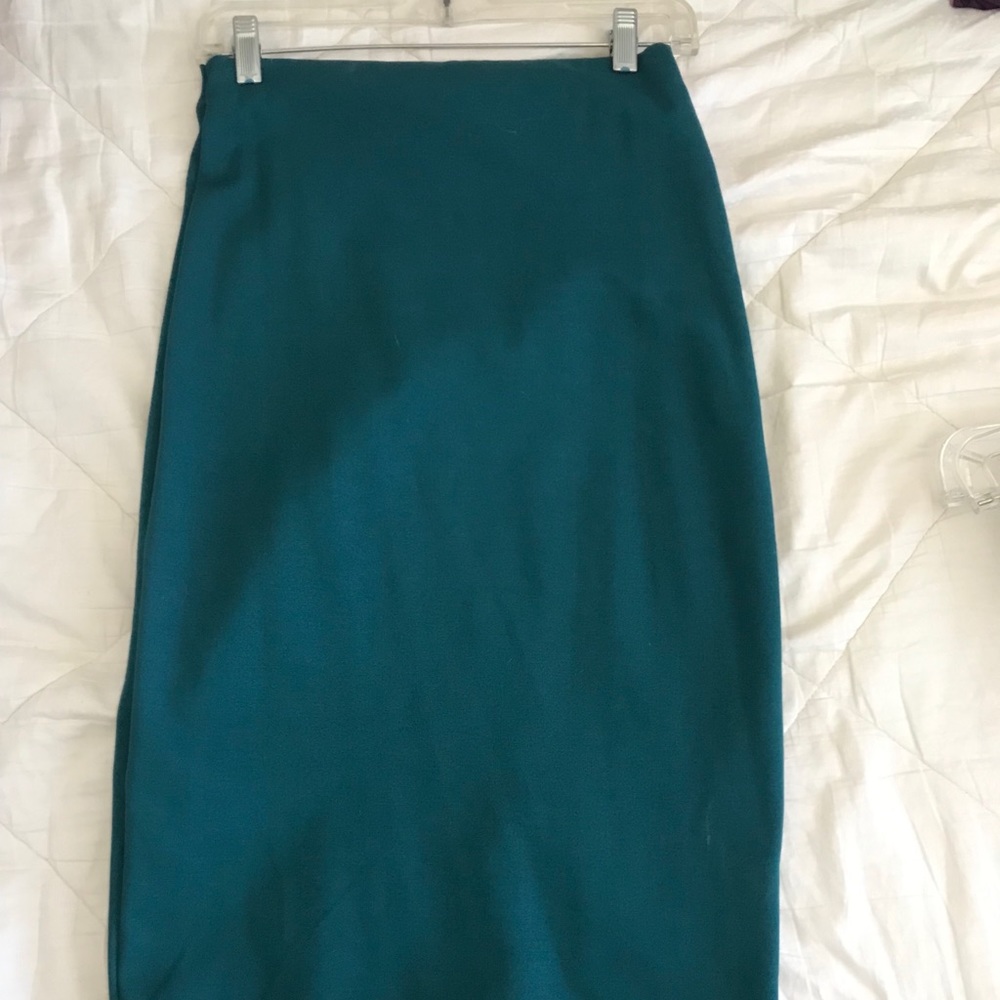 Knee length pencil skirt